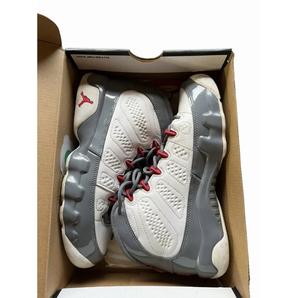 2022 Nike Air Jordan 9 Retro Fire Red Cool Grey GS 302359-162 Youth Size 6