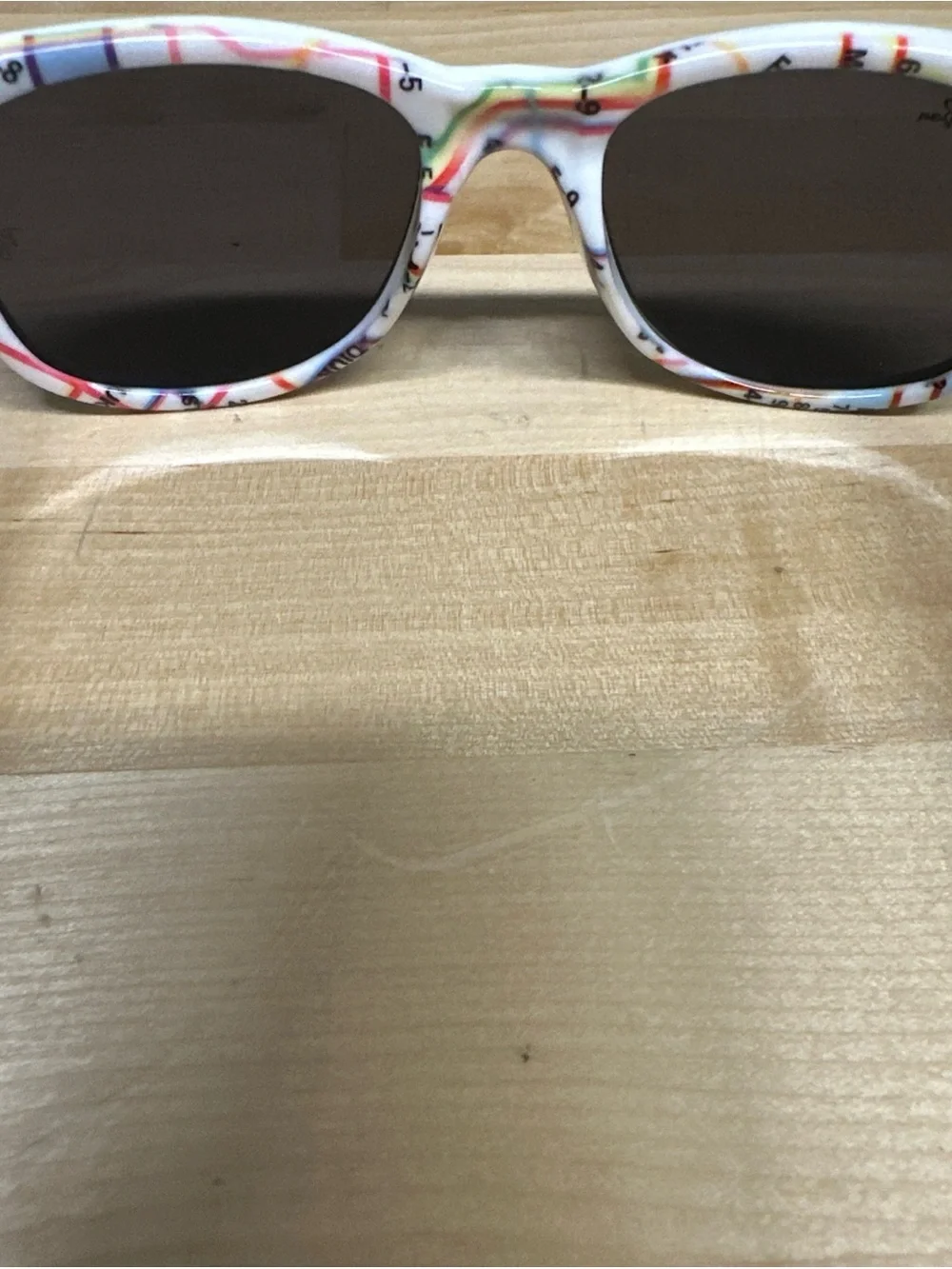 Ray-Ban RB2140 Original Wayfarer Classic Sunglasses White Street Map