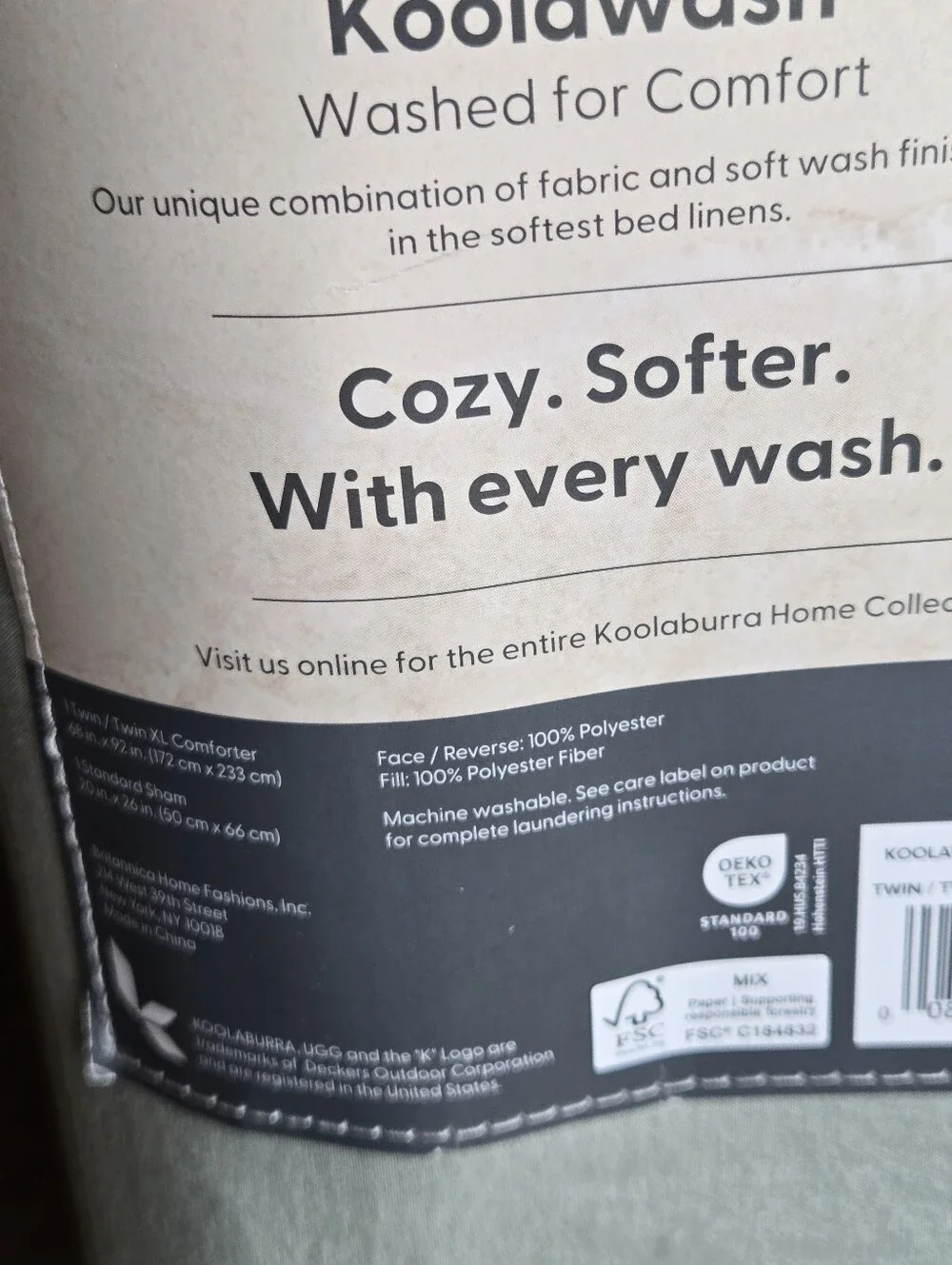 Koolaburra new comforter