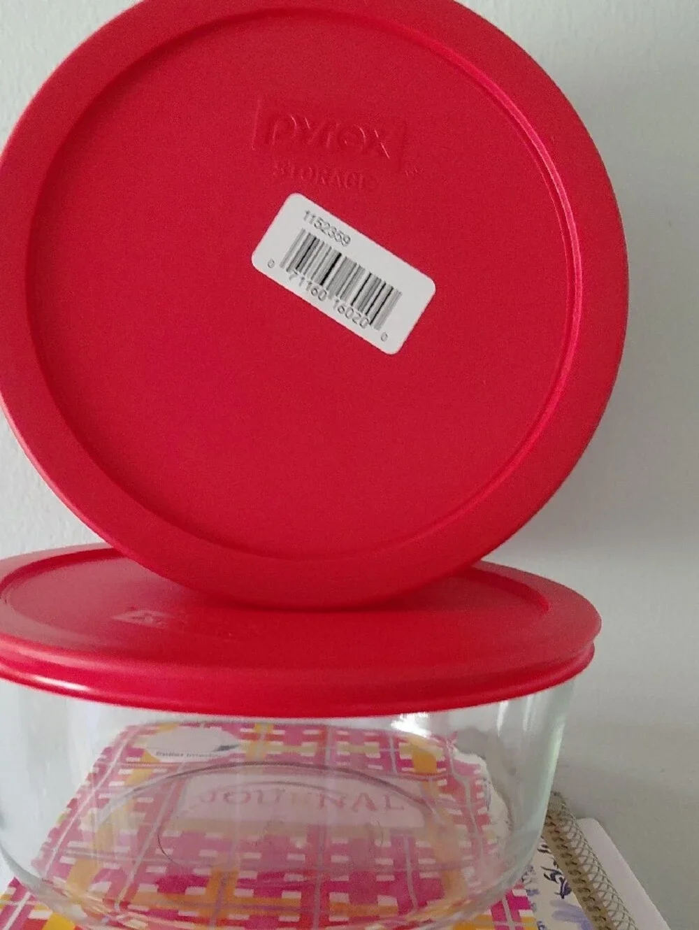 Pyrex clear glass
