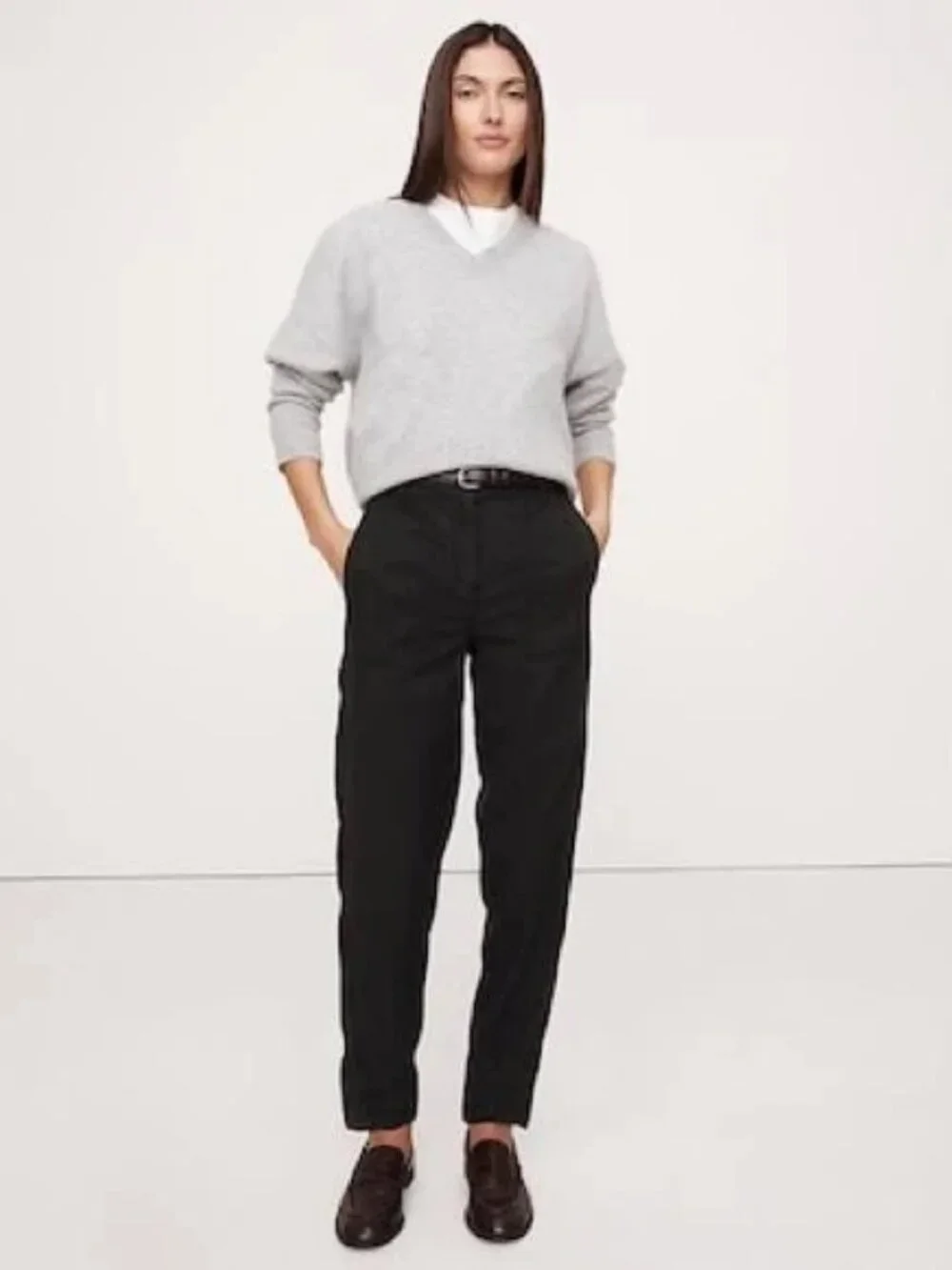Banana Republic Super-Soft Soma High-Rise Barrel Pants NWT!