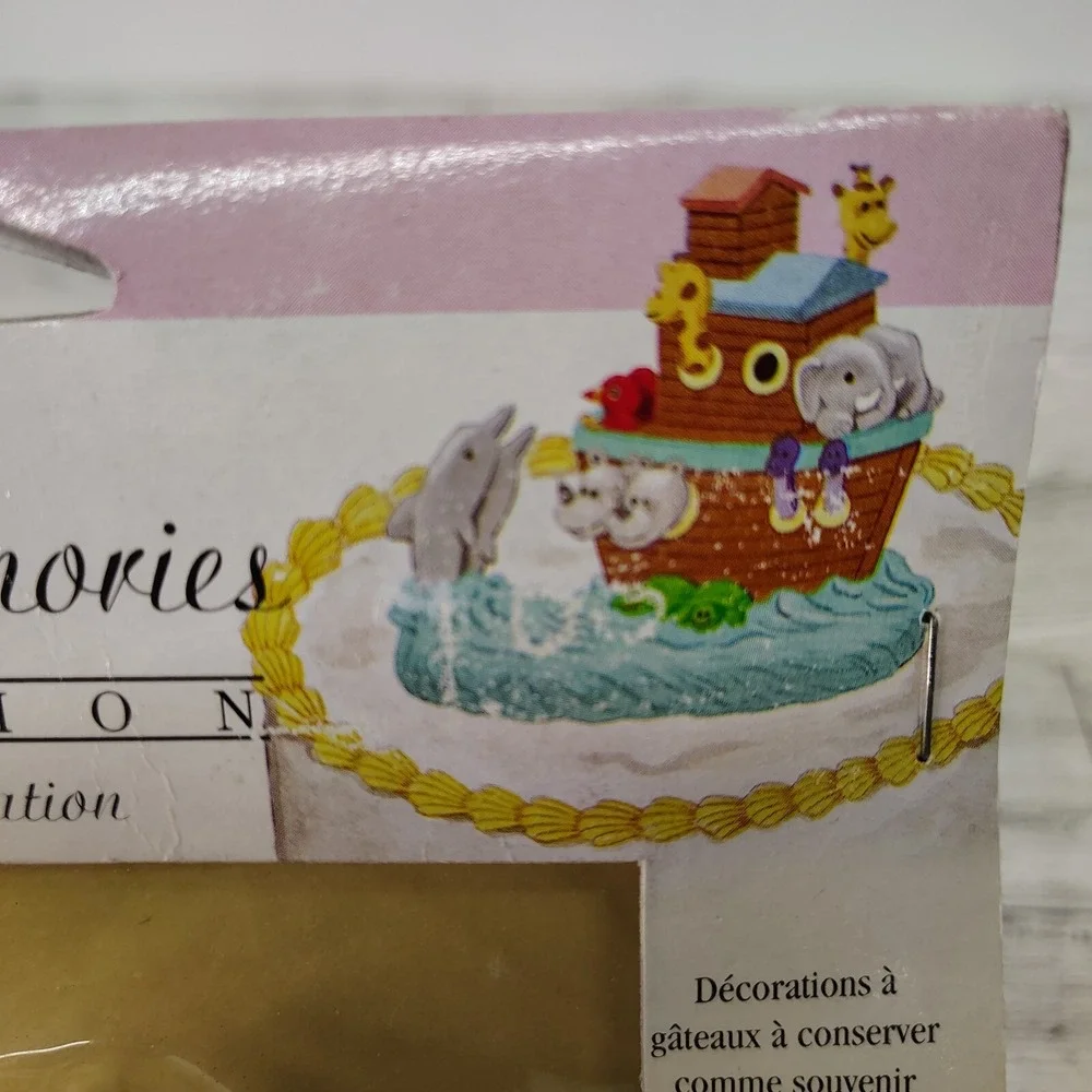 Wilton Noahs Ark Special Memories Keepsake Resin Cake Decoration Cake Topper New