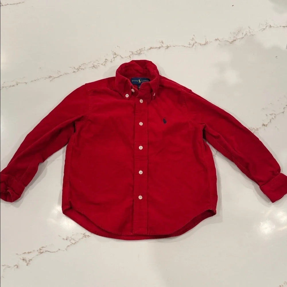 Ralph Lauren elegant crimson