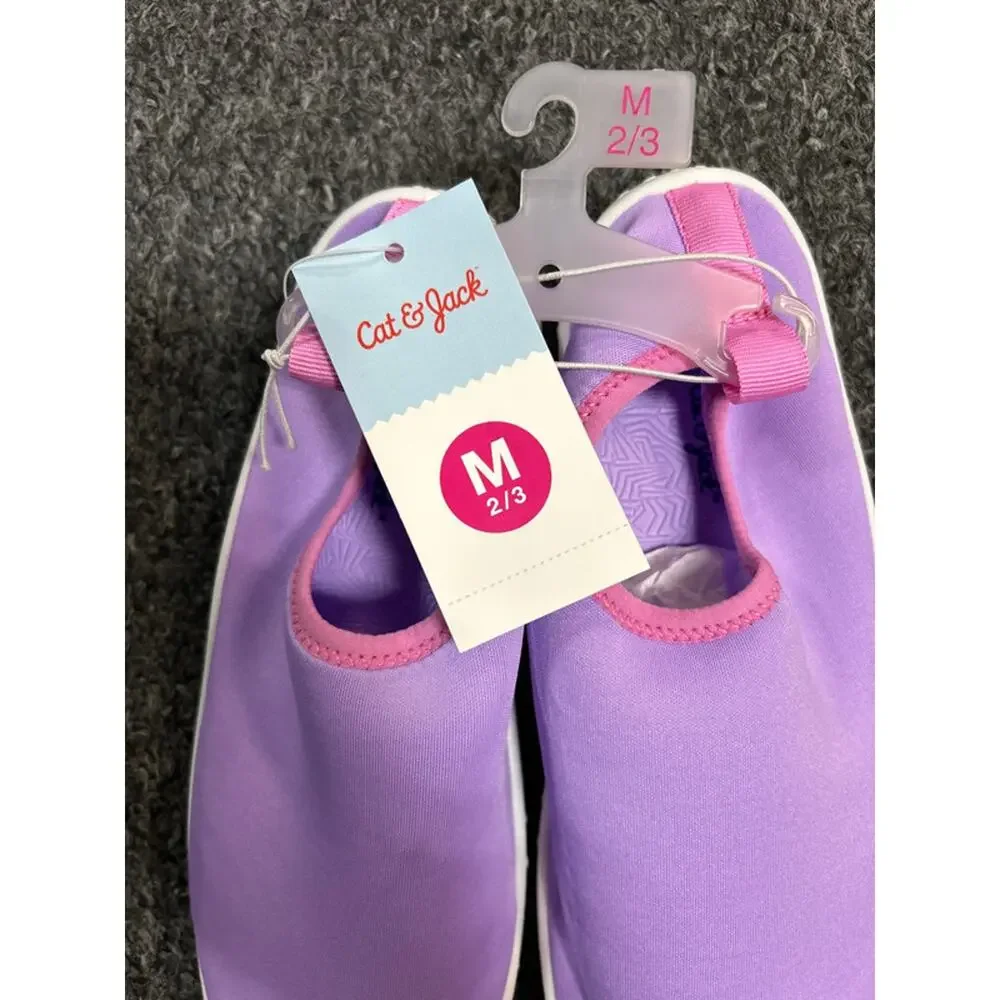 Cat & jack Purple Grover water shoes - Medium (2/3)
