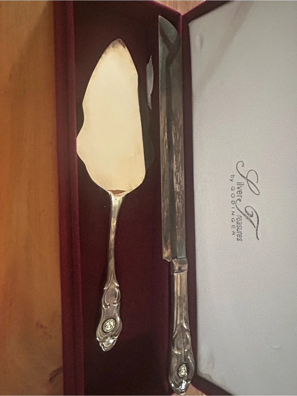 Godinger ornate serving