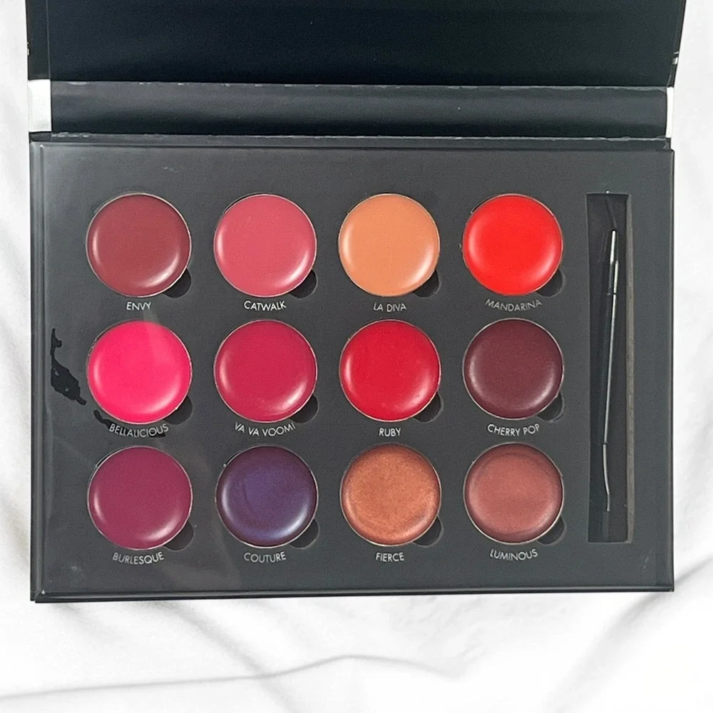 Bellapierre Cosmetics 12 Color Pro Lip Palette Mineral Lipstick Set New