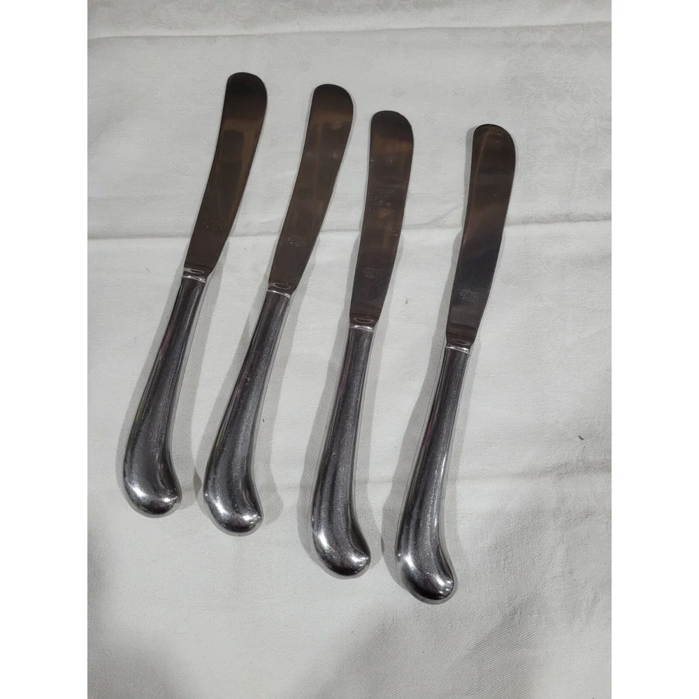 4 Present Stainless Korea Knives Pistol Grip Handles