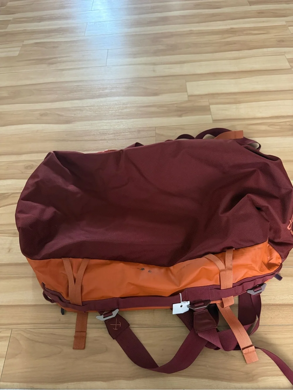 Men's Orange Travel Duffel Bag by REI 60L