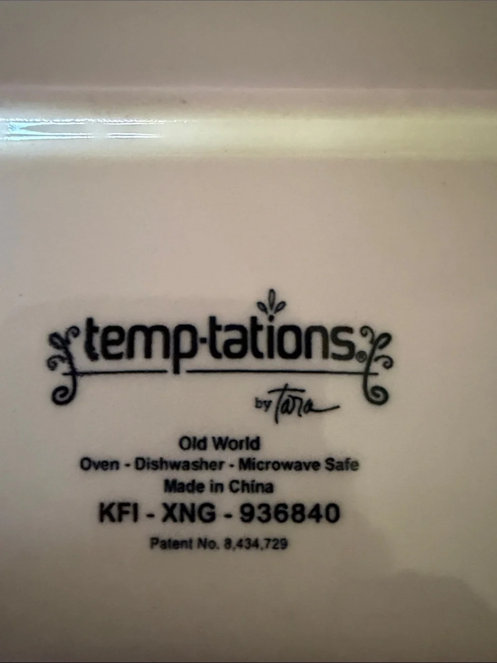 Temp-Tations orange leaf decorated