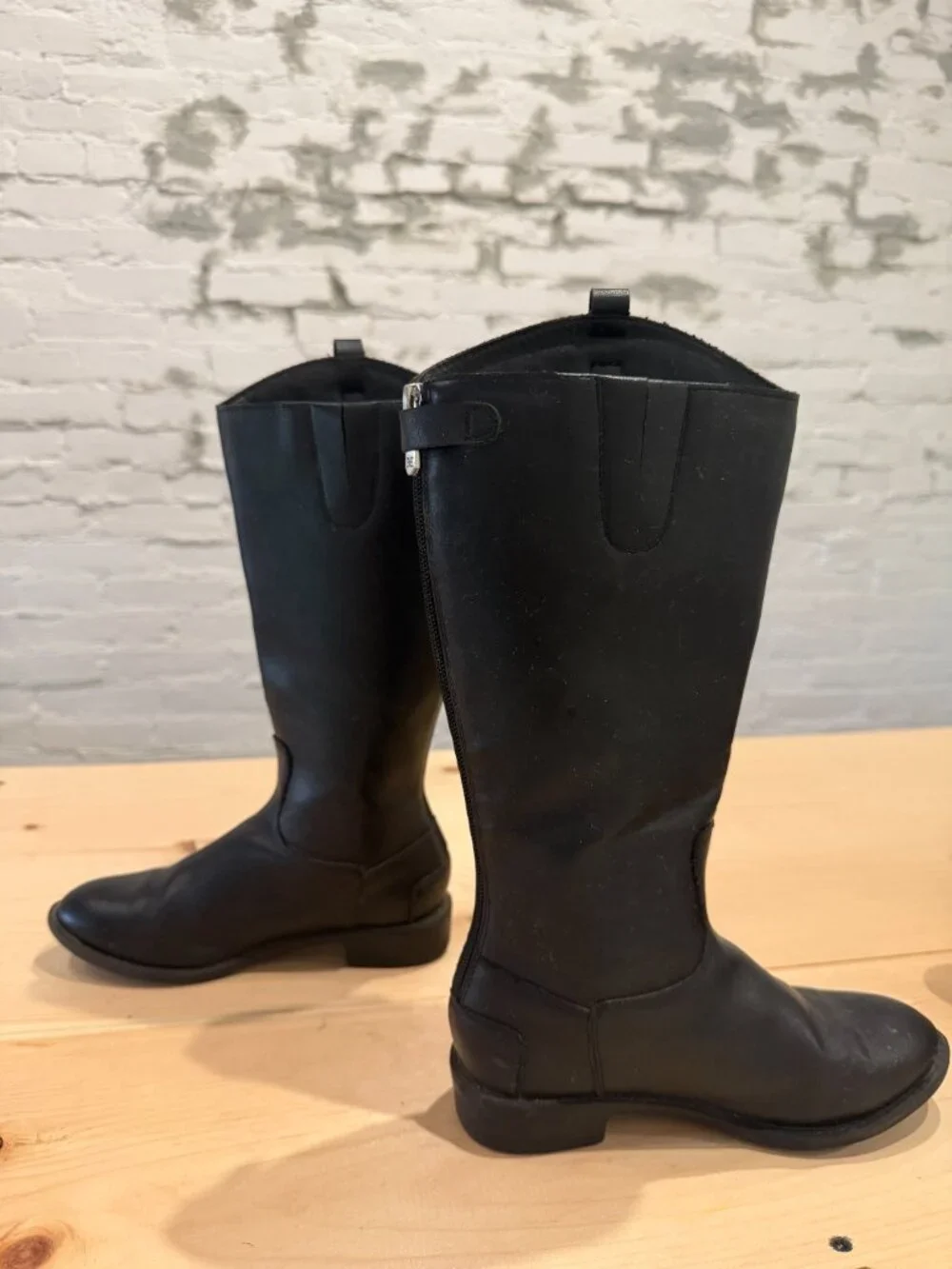 Sam Edelman Penny Equestrian Riding Boots Black Girls 1