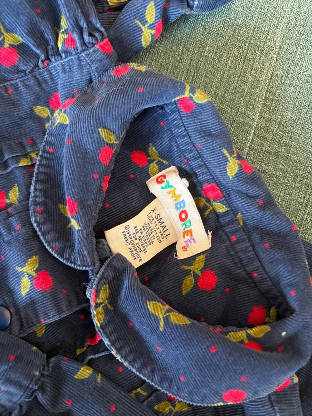 Gymboree navy corduroy