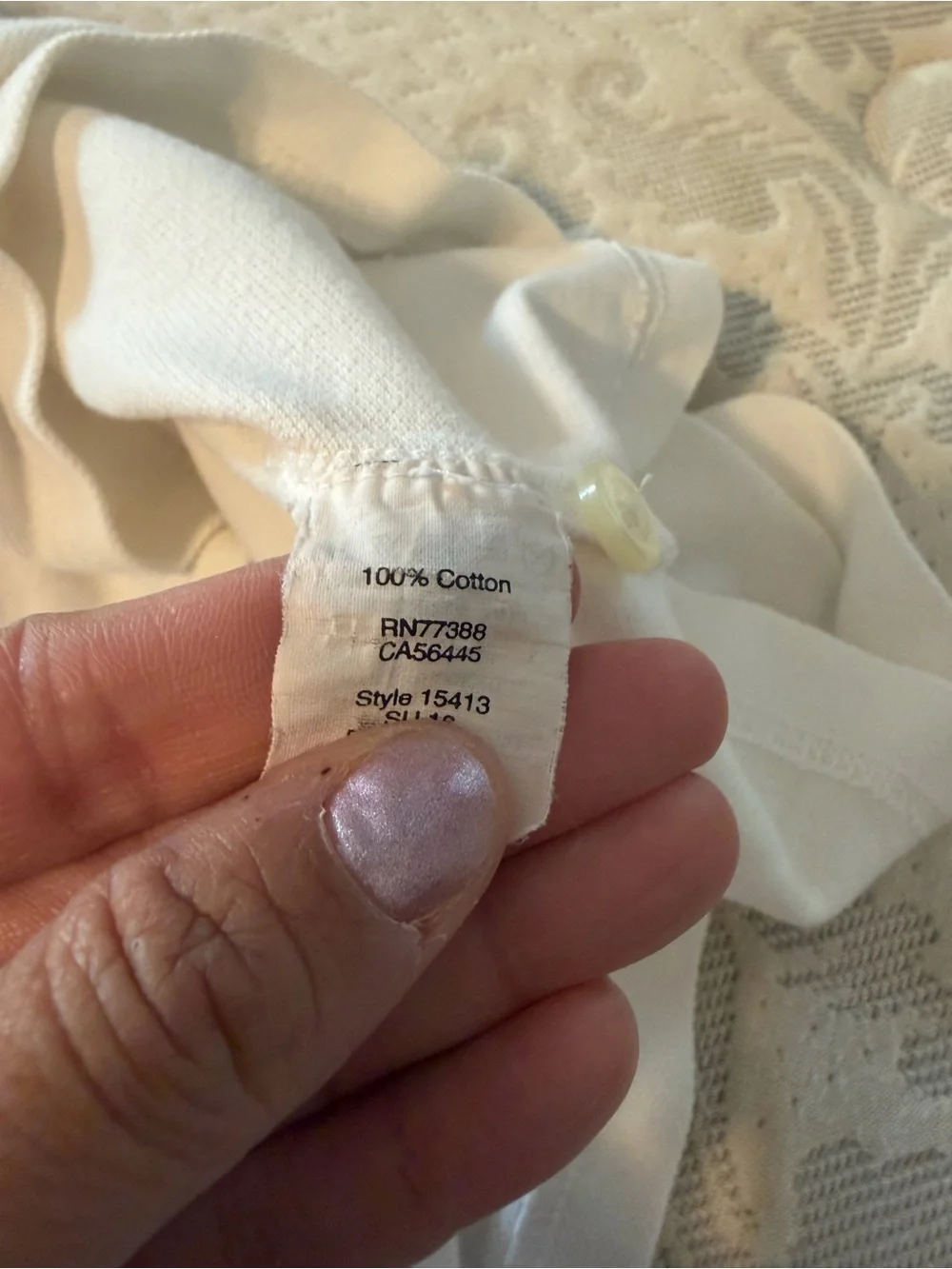 J. Crew clean white