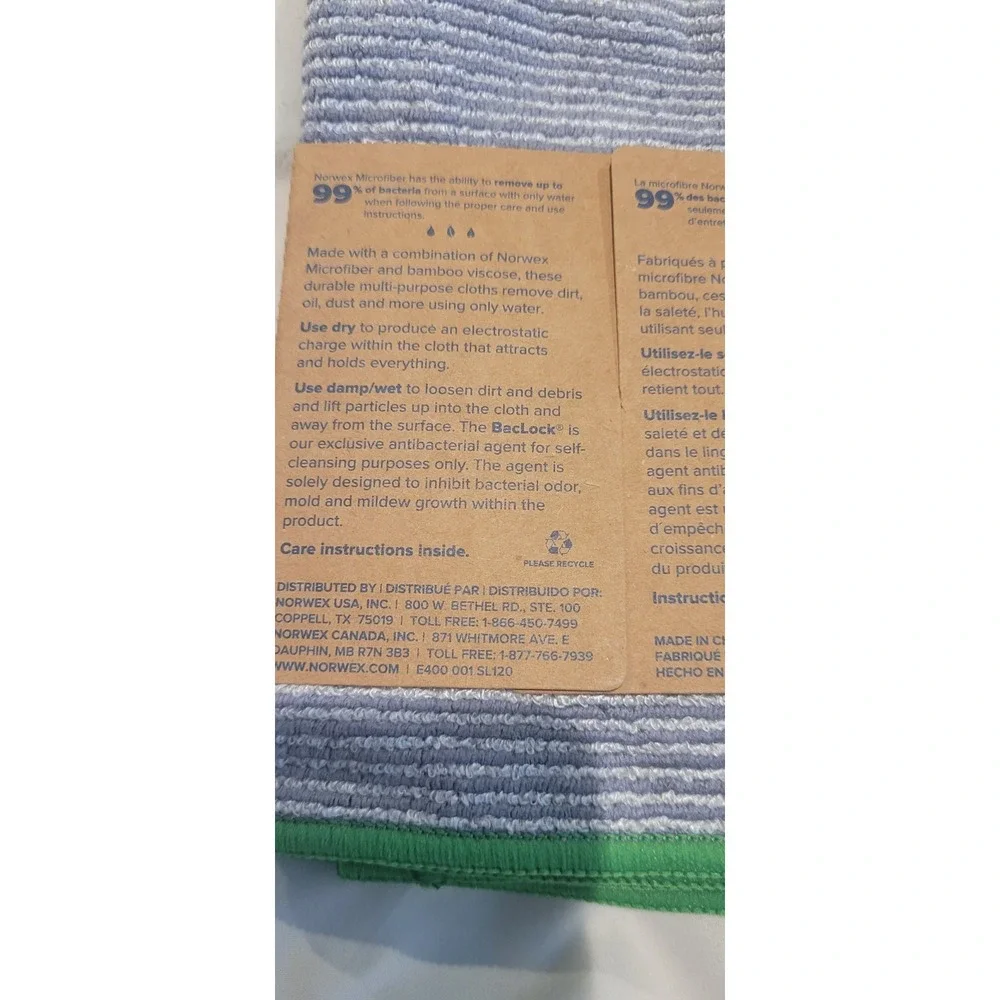 Norwex bamboo cloth