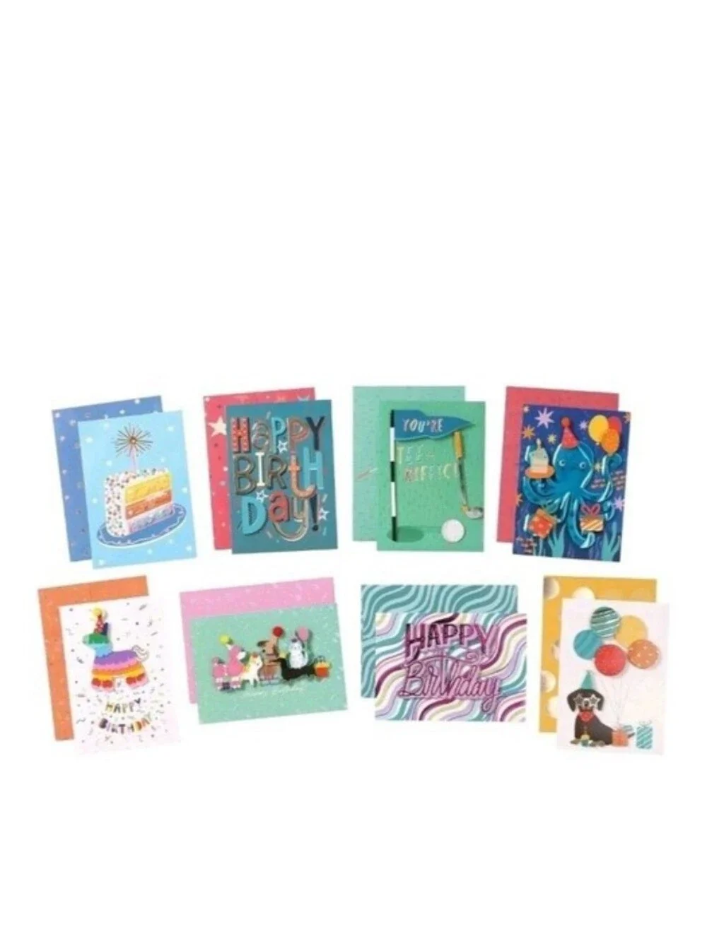 PRO4ALL Hand Crafted All Occasion Greeting Card Collection, 40-count NEW MODEL