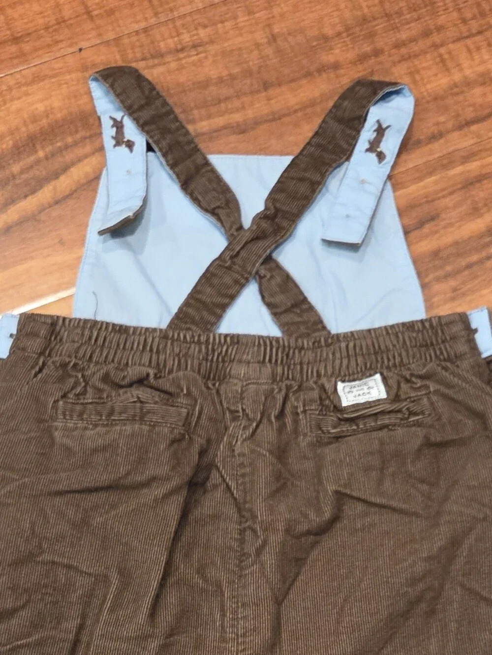 Janie and Jack overalls corduroy