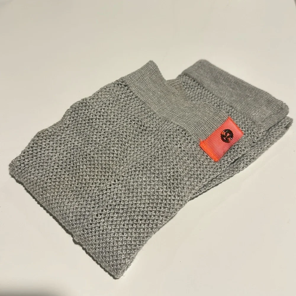 Lululemon Grey Waffle Thermal Leg Warmers