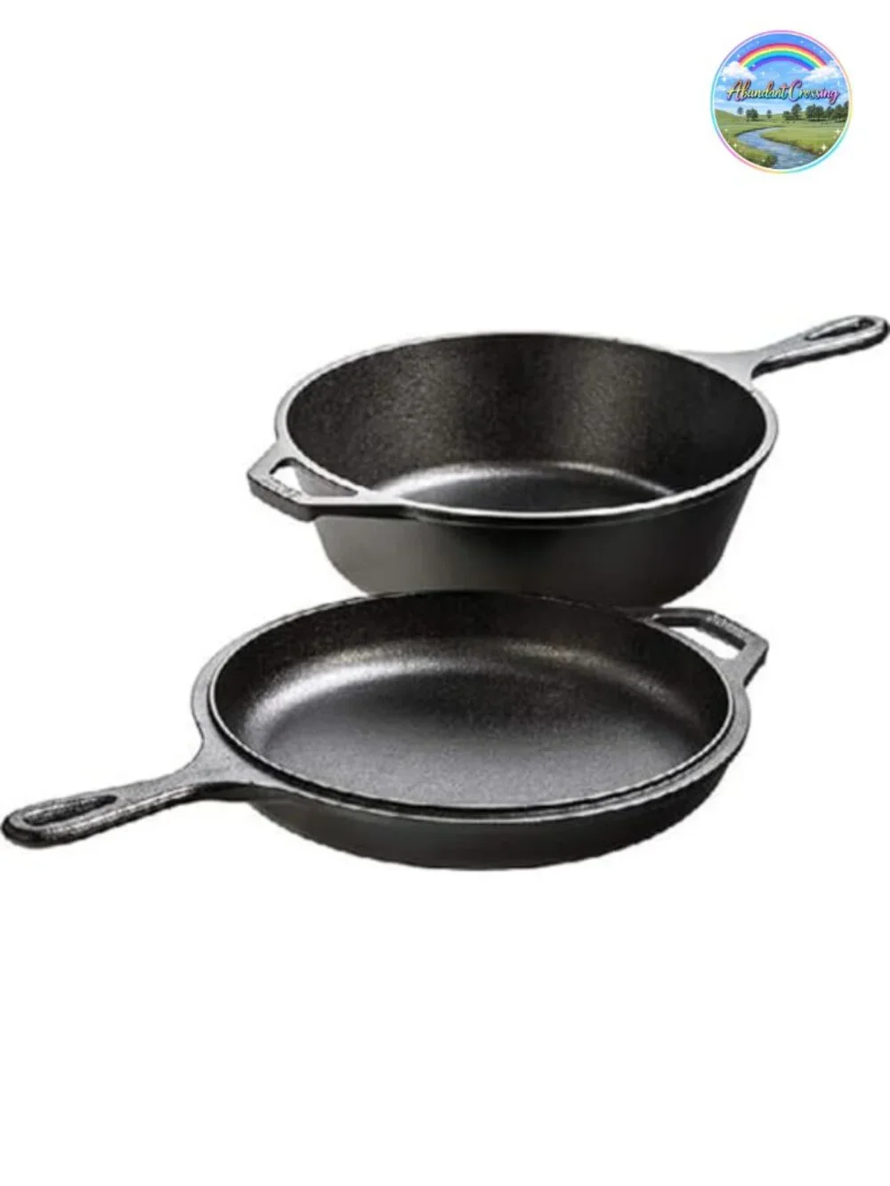 Cast Iron Combo Cooker 3.2 Qt Dutch Oven with 10.25