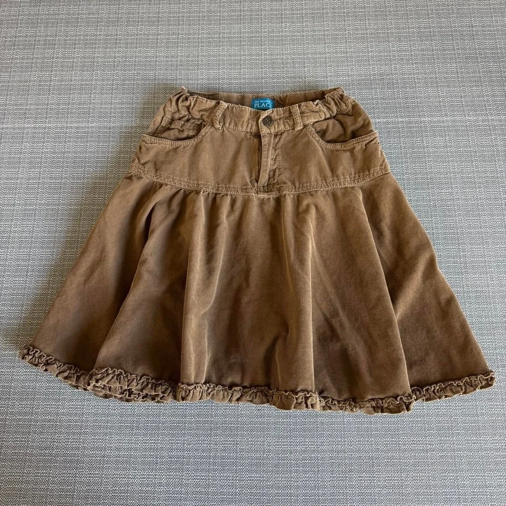 The Children's Place brown corduroy skirt girls size 10