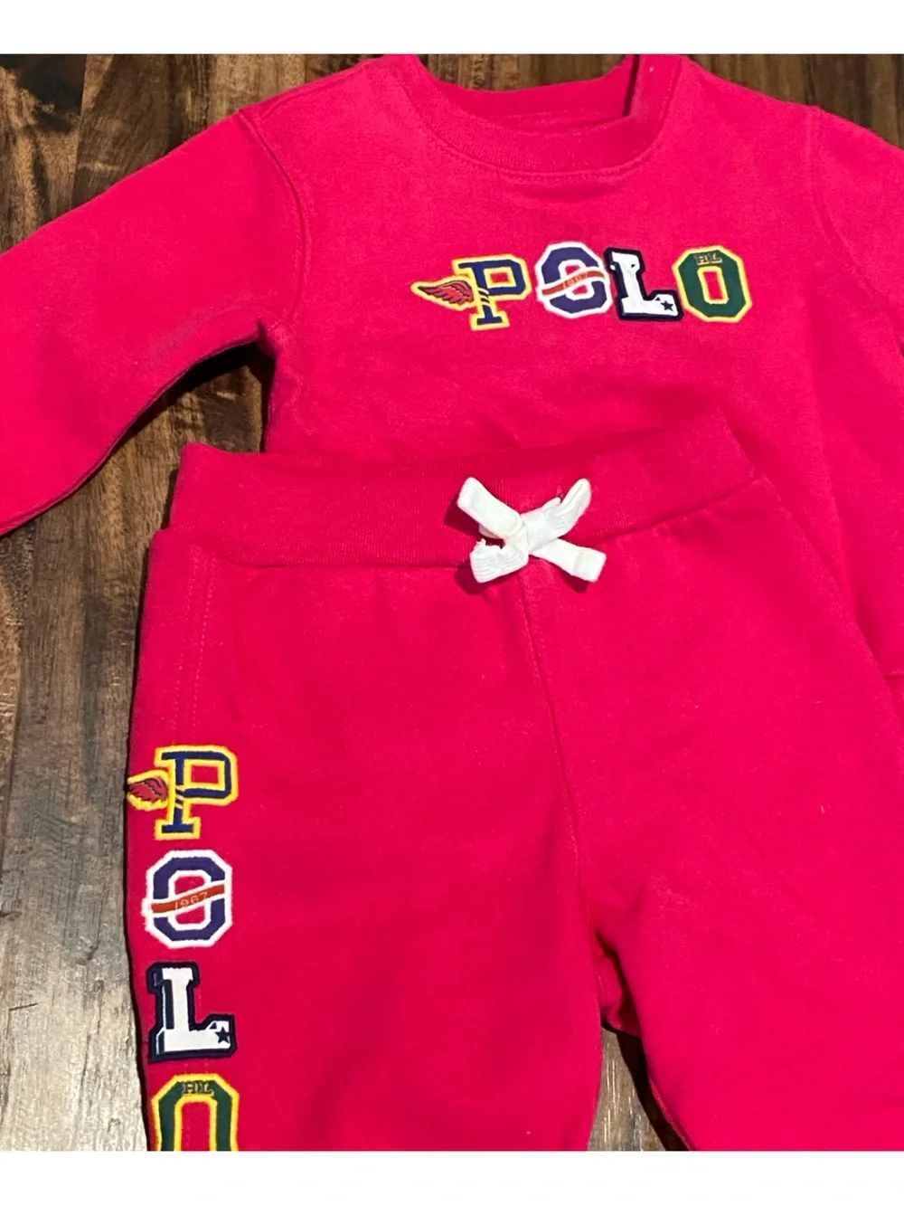 Ralph Lauren magenta crewneck