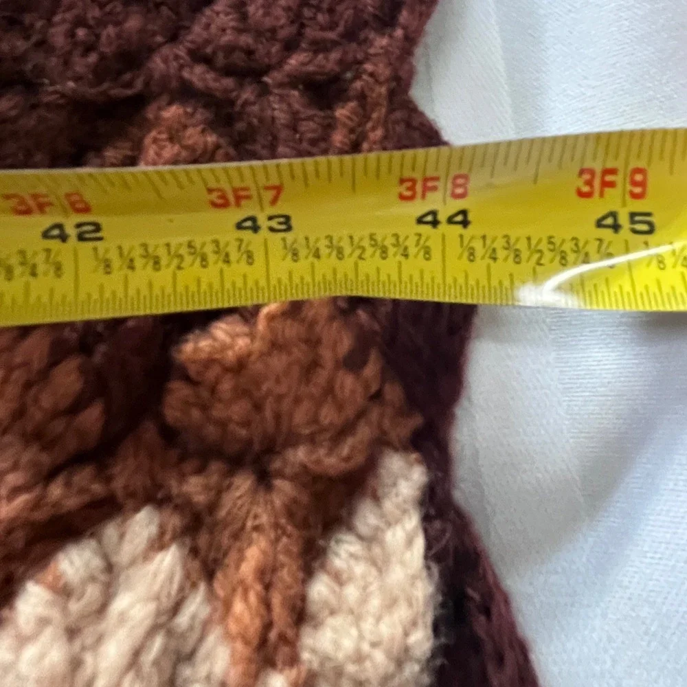 Handmade crochet afghan
