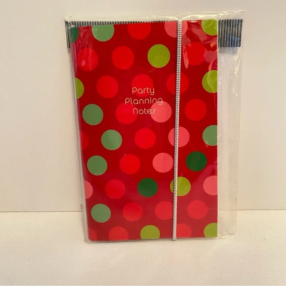 Christmas Two Sided Printable Self Mailers 50 Pieces & Party Planning Notebook