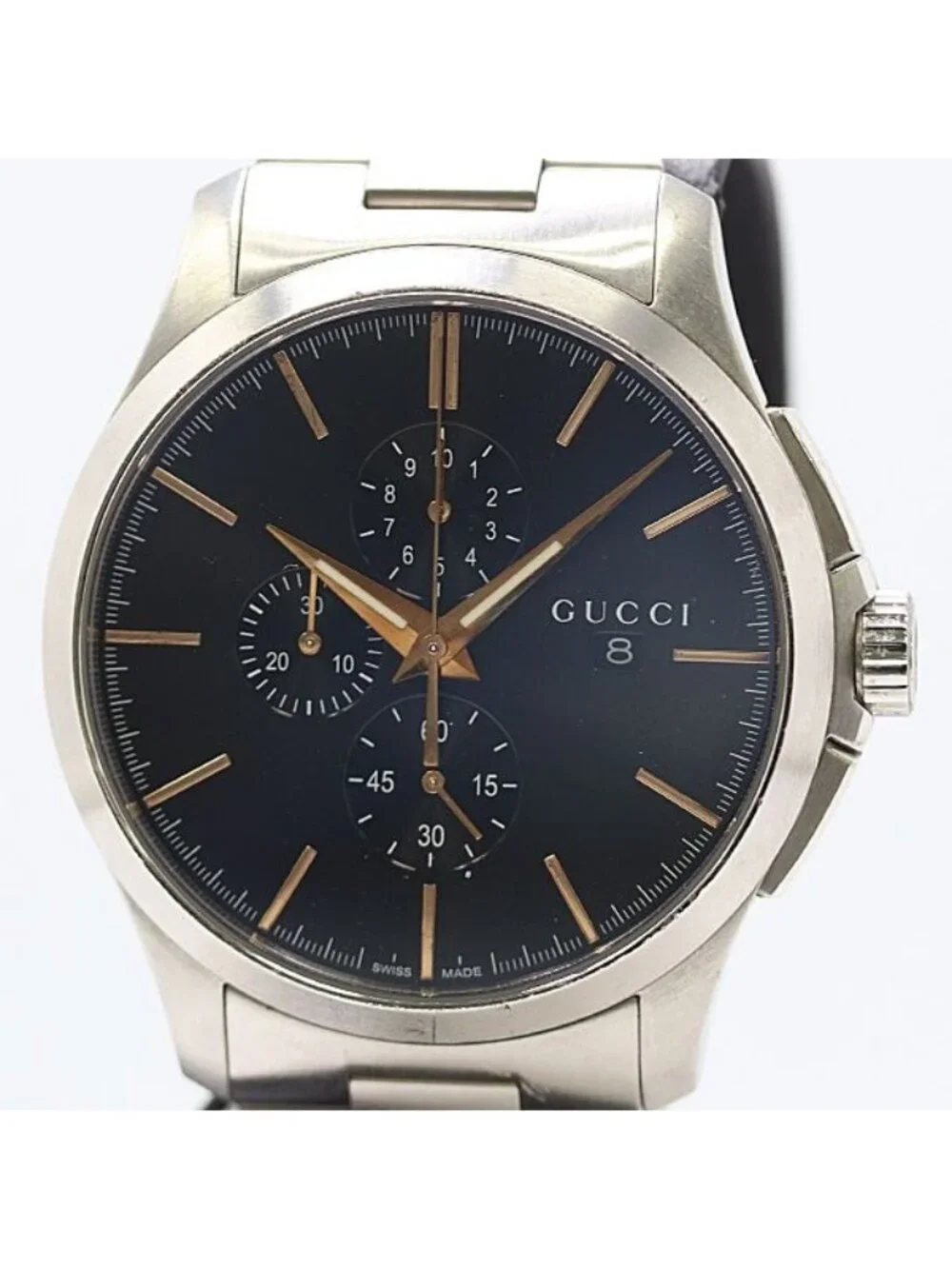 Gucci G-Timeless Chronograph 126.2 Black Dial Watch