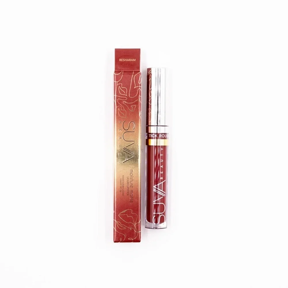 Suva - Moisture Matte Liquid Lipstick - Besharam - 3.5 ml / .12 oz