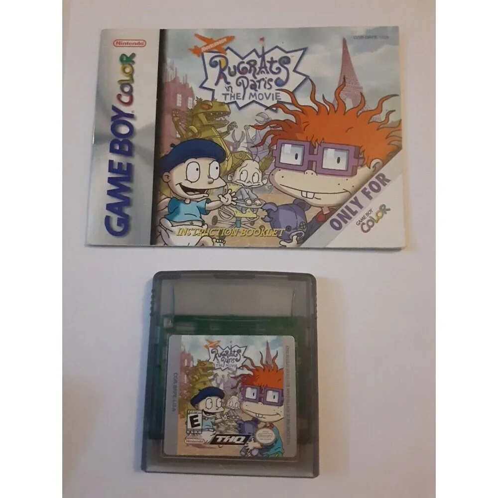 Rugrats in Paris the Movie - Gameboy Color‎ - Tested and Working! With Manual!!