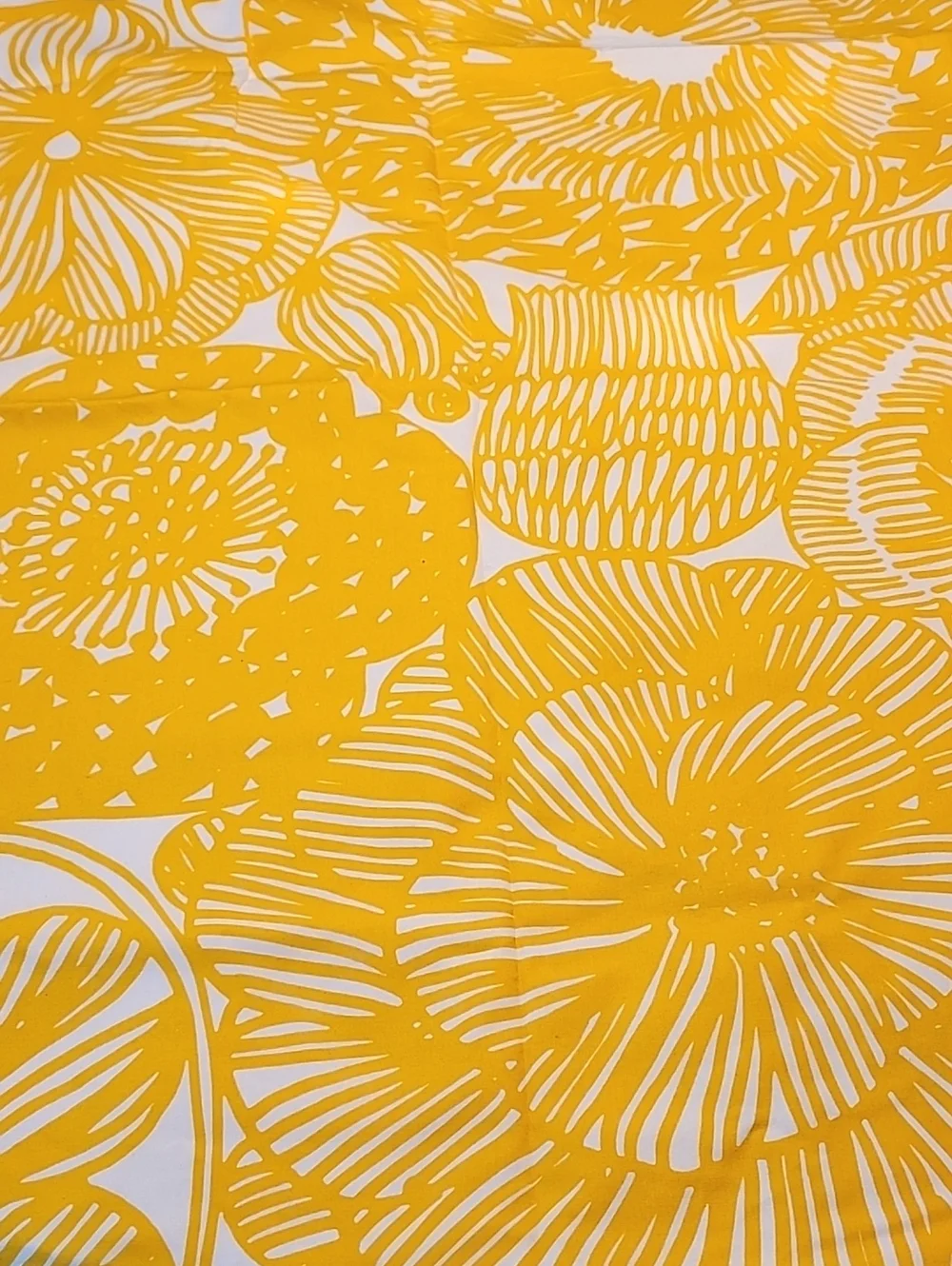 Marimekko bright yellow