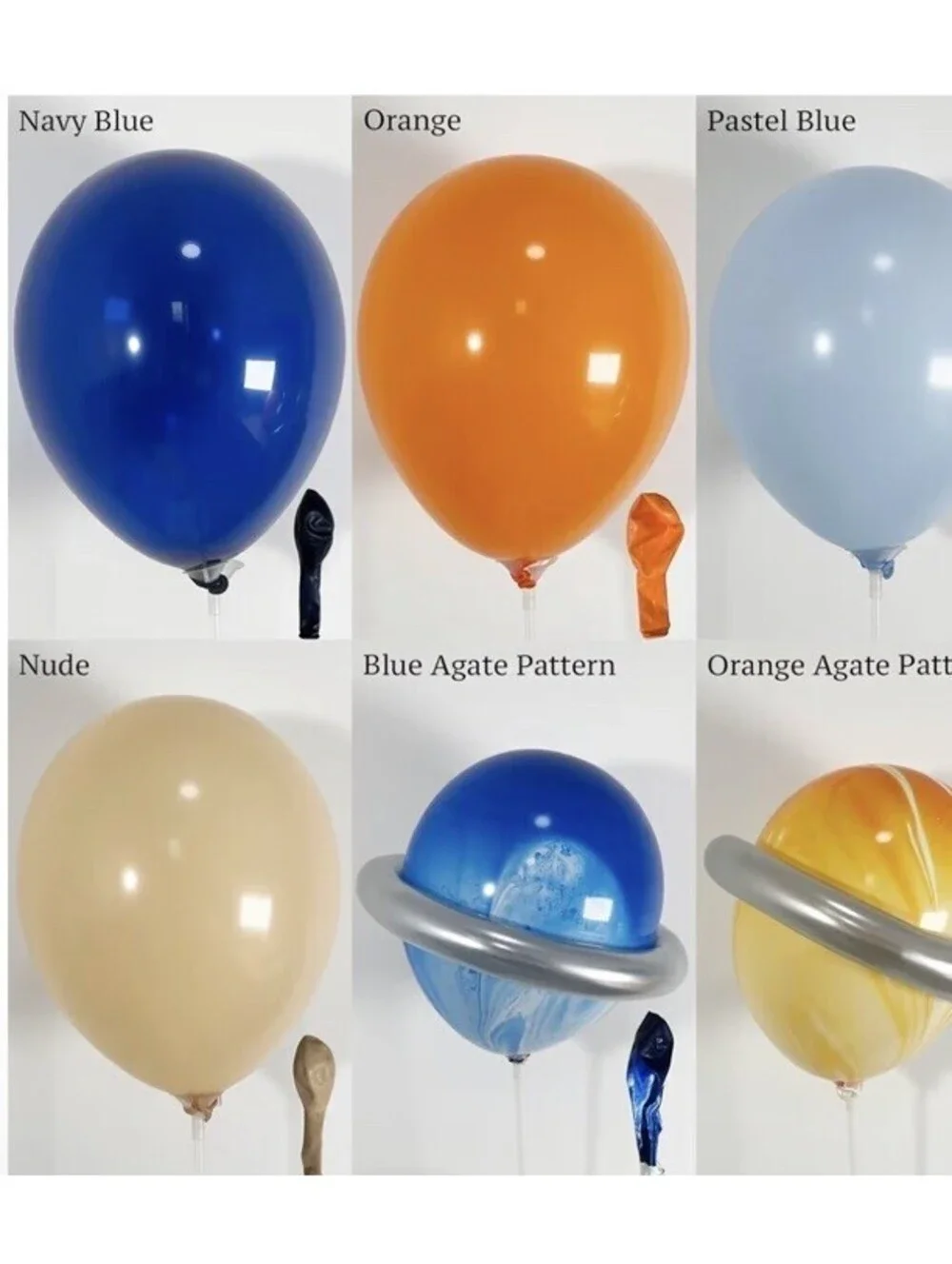 125Pcs Space Themed Balloon Arch Kit With Tassels, Galaxy, Astronaut & Rocket
