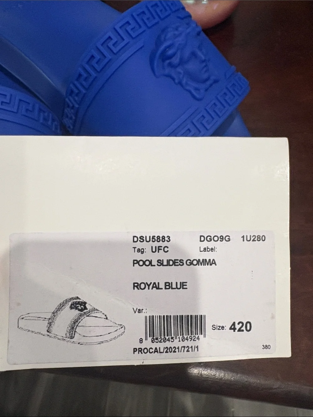 Versace pair blue