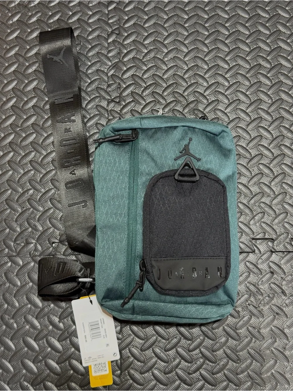 Jordan Collectors Crossbody Bag Cordura Green Jumpman Logo 3L MA0957-E18 NEW