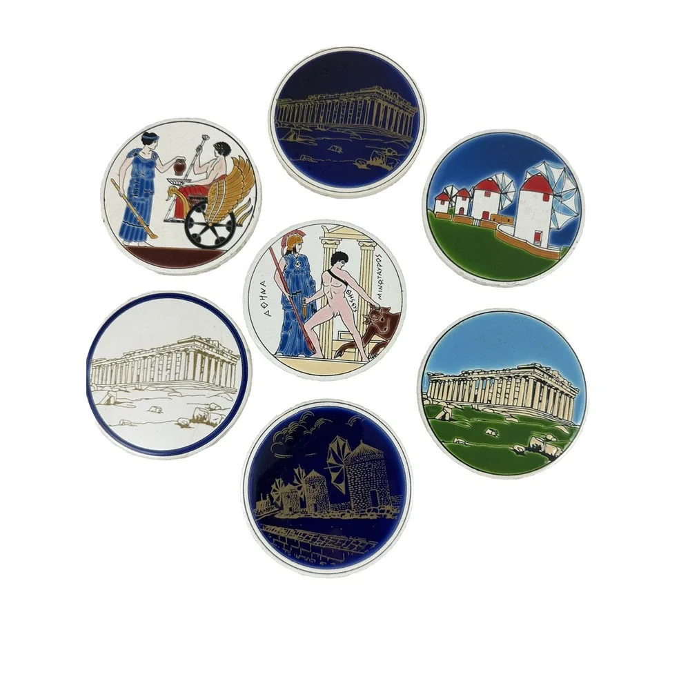 Pandora Greek Coasters 3.5