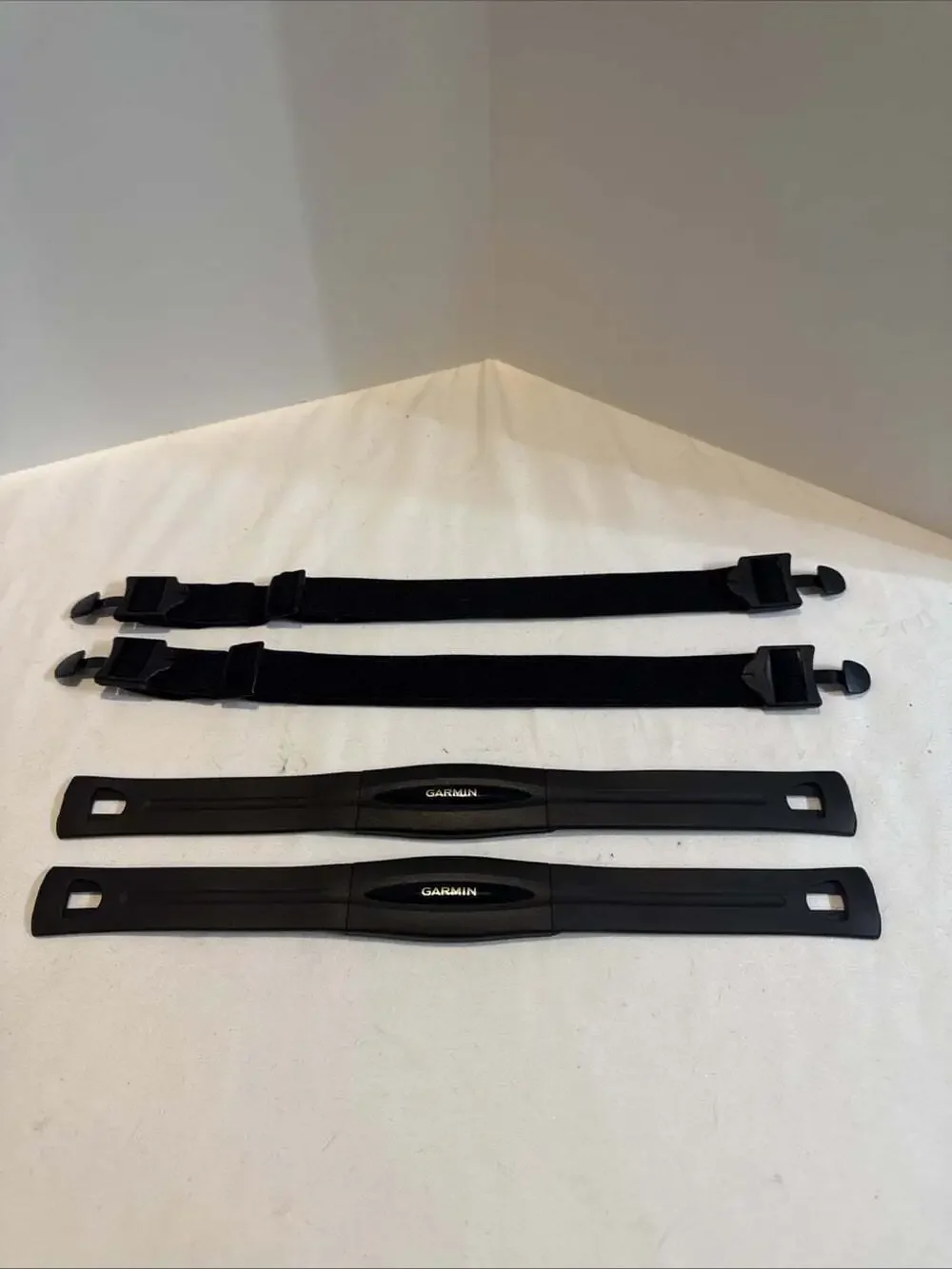 Garmin HRM1G Heart Rate Monitor with ANT+ Adjustable Chest Strap Black Lot Of 2