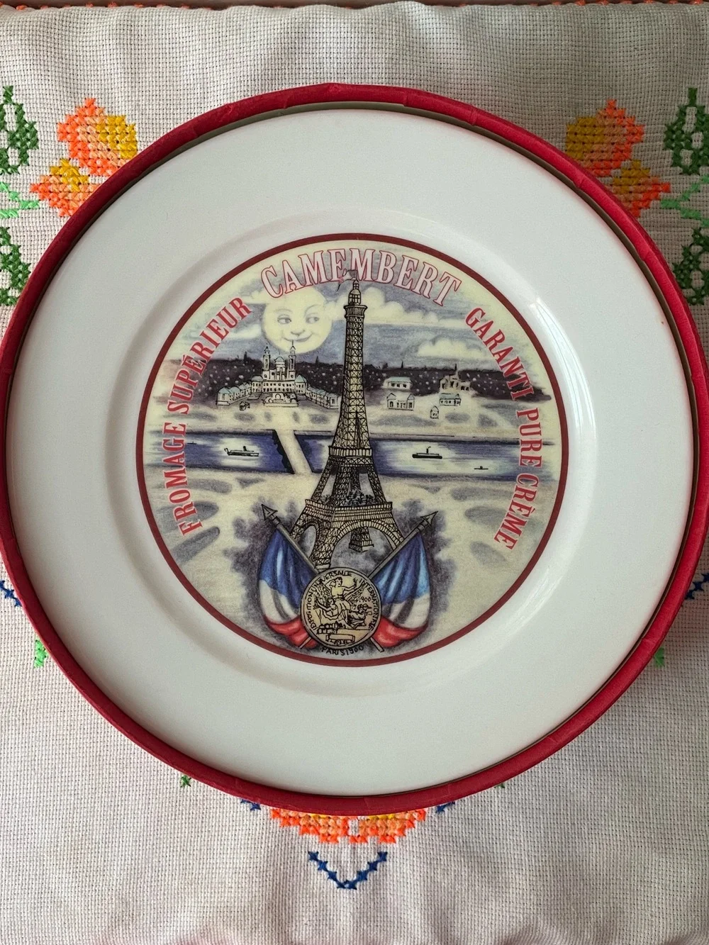 Vintage Restoration Hardware French Cheese Plates Set of 4