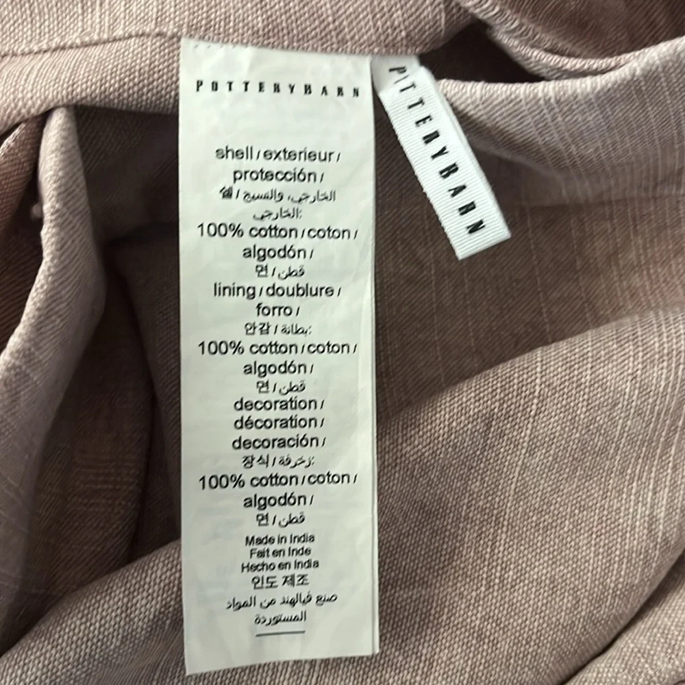 Pottery Barn cotton pillow