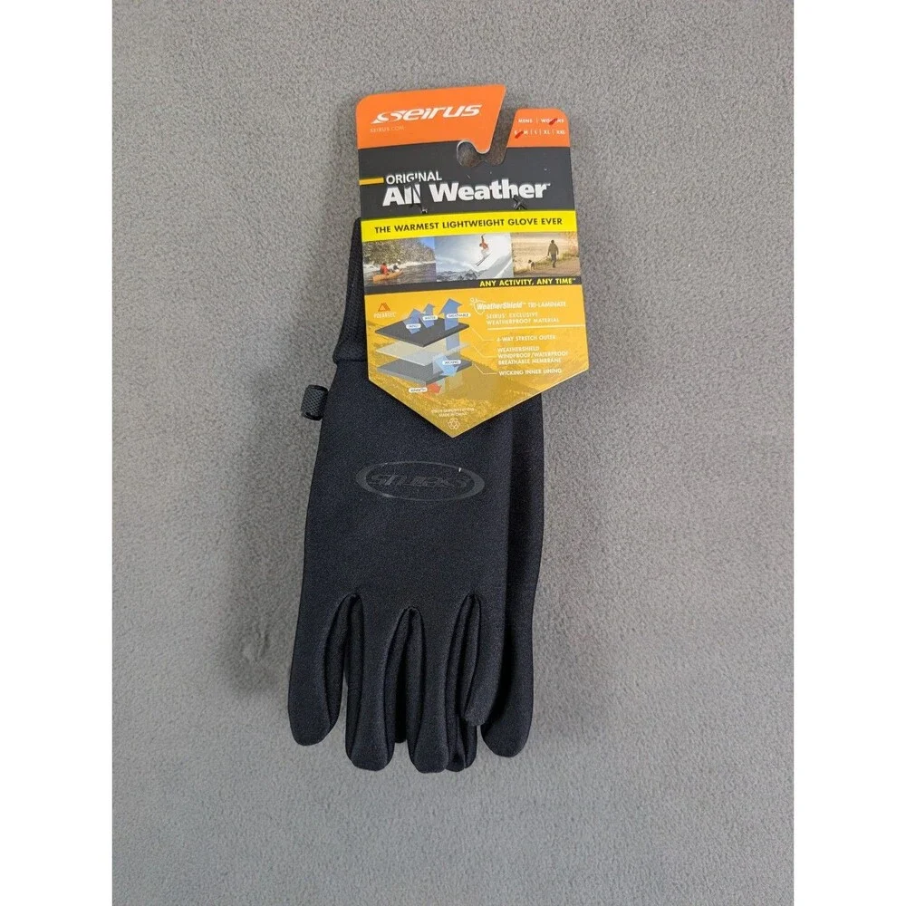 Seirus Original All Weather Gloves Womens Polartec Wicking Lightweight Small