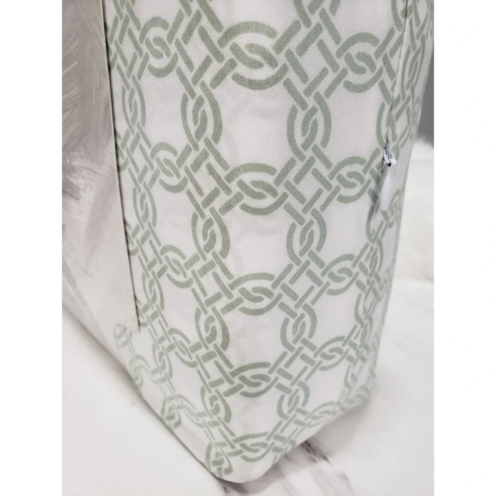 NEW CALI KING Sage Interlocking CALI FOUR PIECE SHEET SET FITTED FLAT MINIMALIST