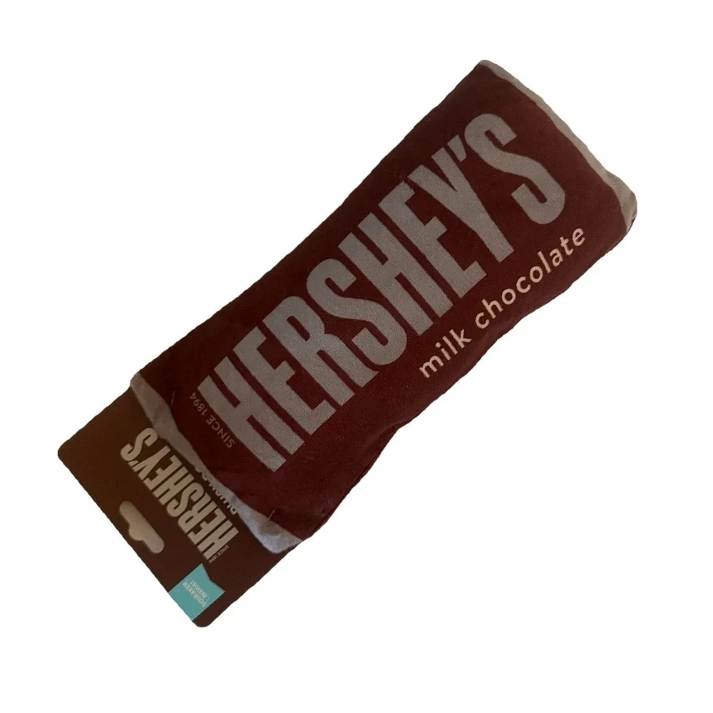 Hershey's Milk Chocolate Plush Dog Toy Plush Dog Toy Soft‎ Plush Material