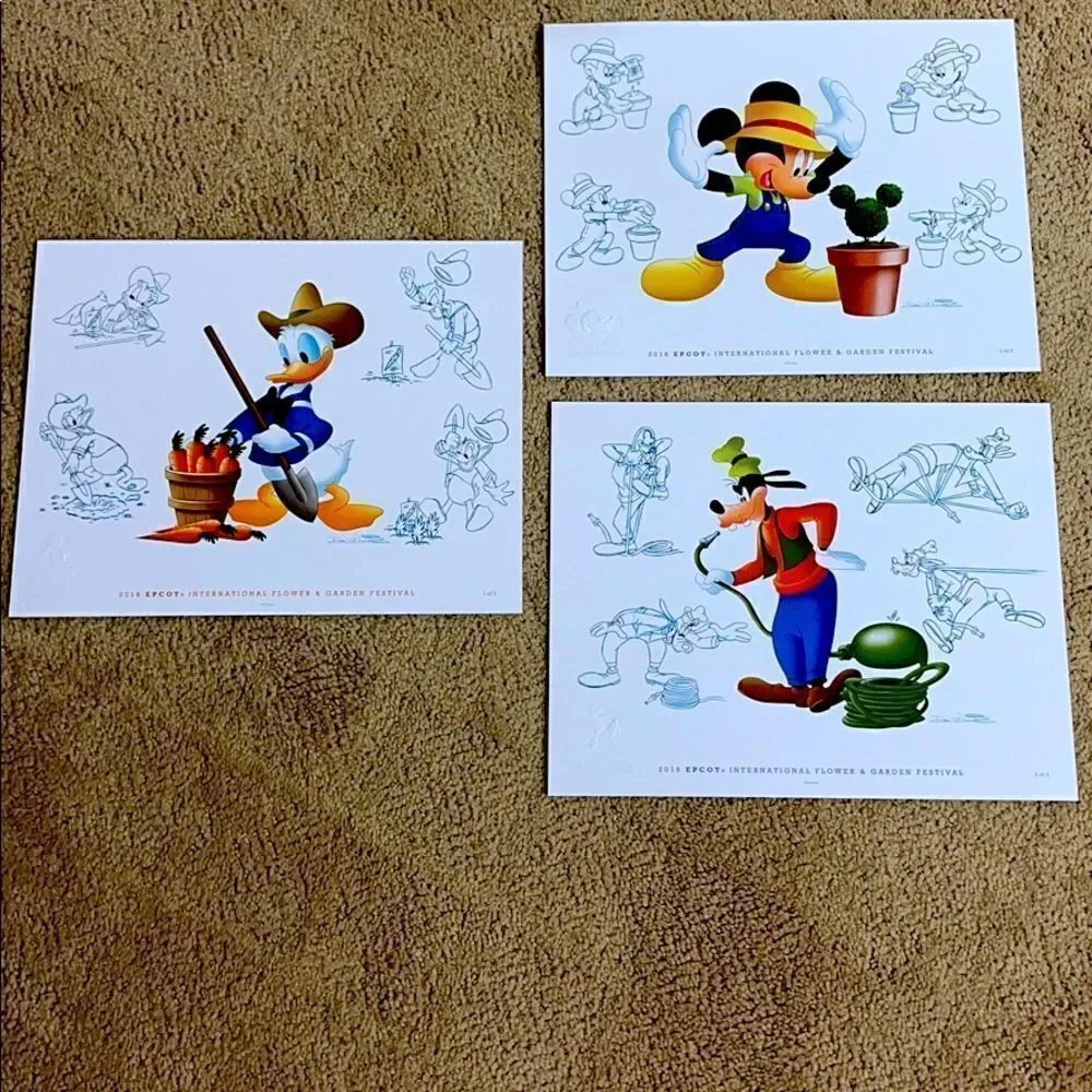 COPY - Set of 3 Disney Prints