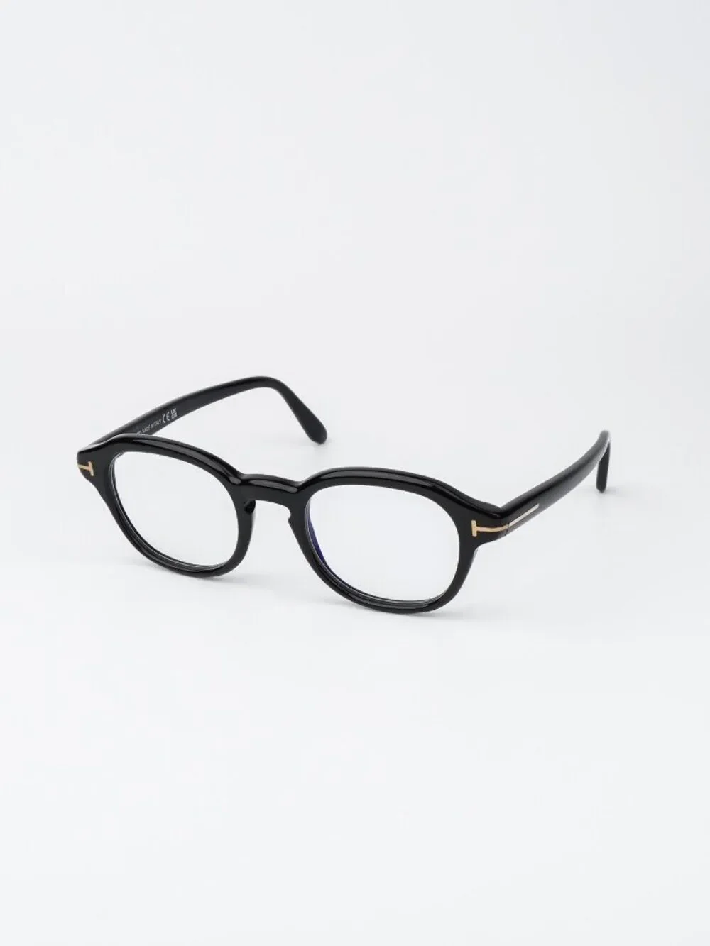 Tom Ford Women Eyeglasses Black Round FT5871-B 001 NEW AUTHENTIC