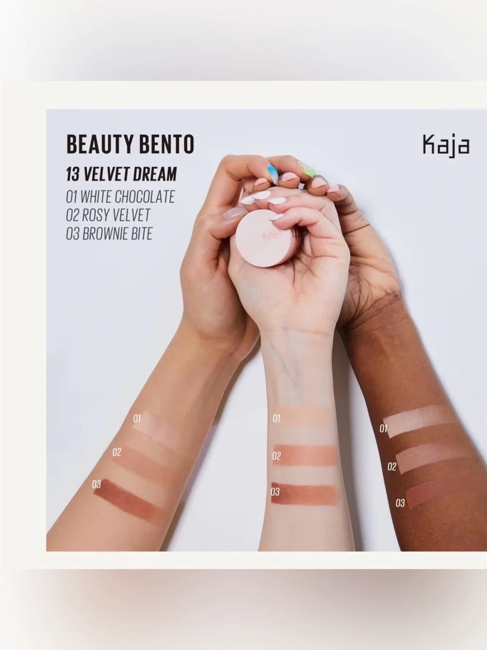 Beauty Bento stackable finish smooth