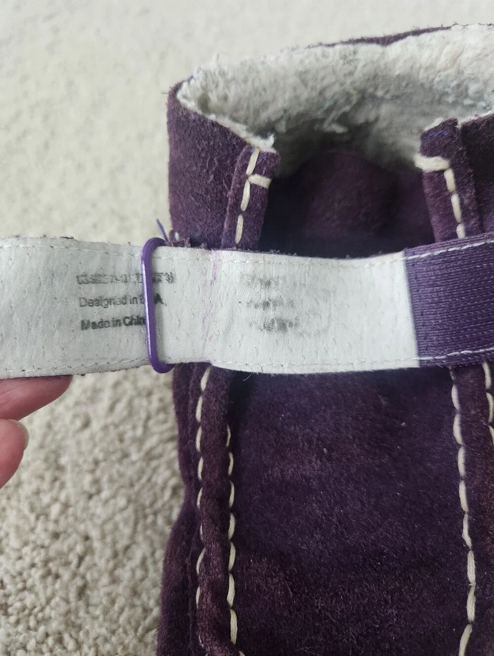 pediped purple suede