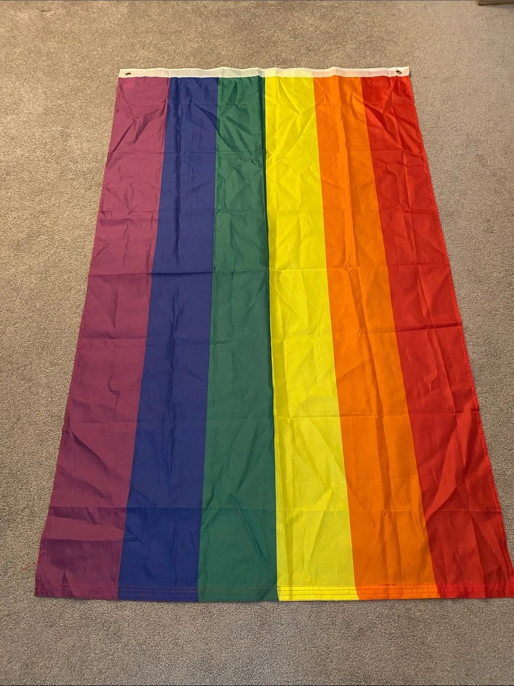 Vibrant Old School Rainbow Pride Flag for Home & Party Decor