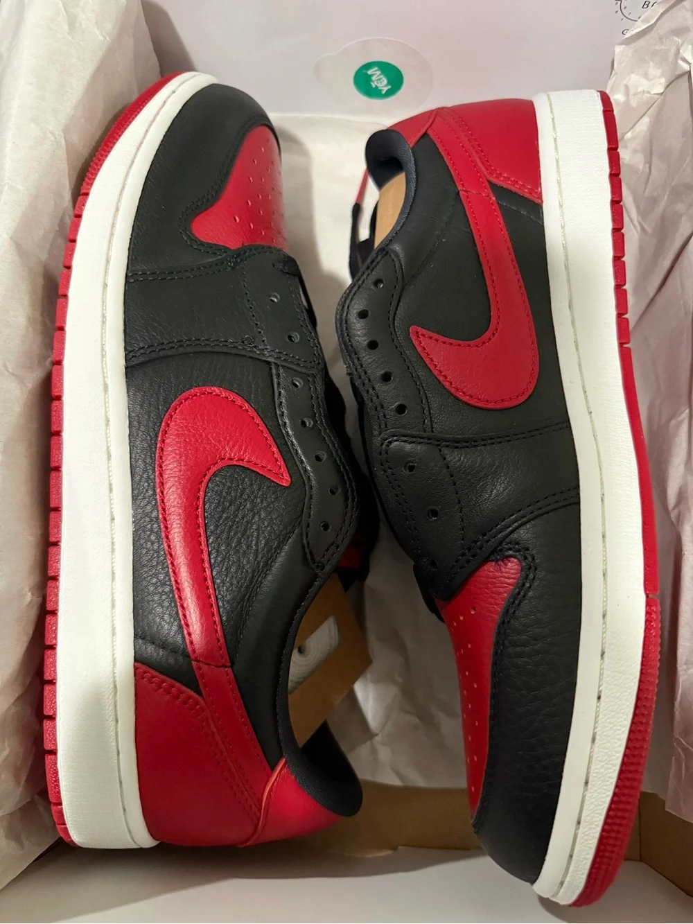Jordan Men’s Low-Top Sneaker - Black/Red