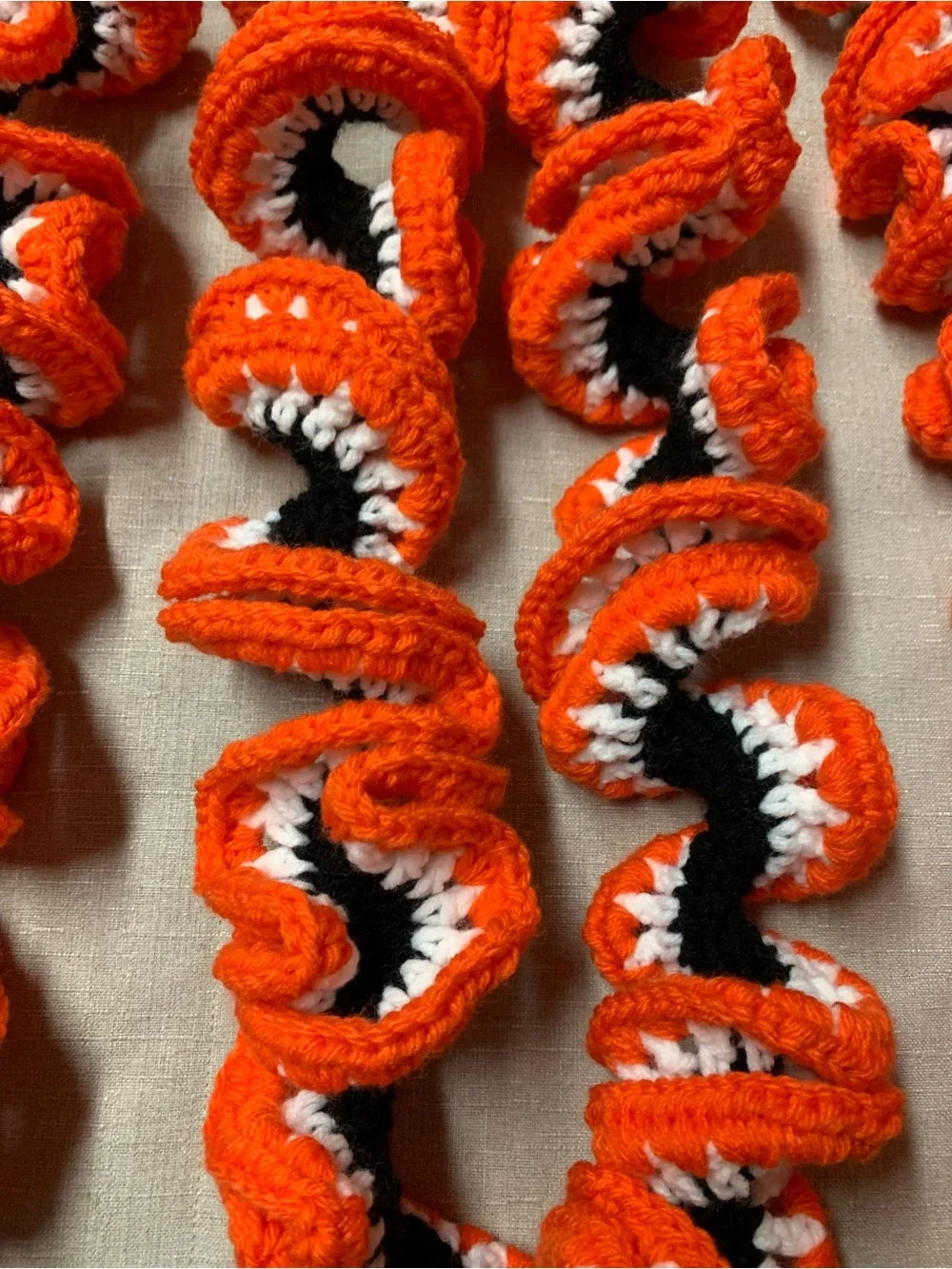 Hand Crafted garland spiral