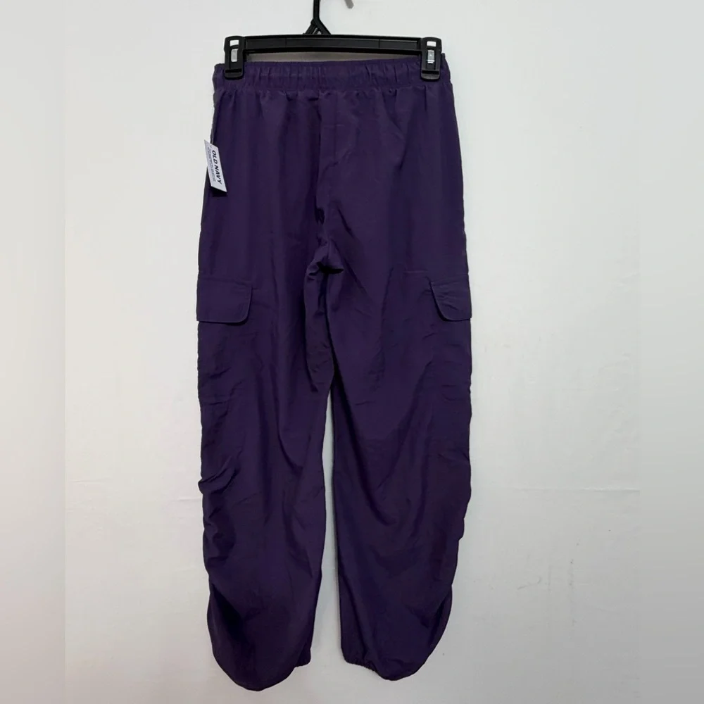 Old Navy High-Rise Jogger Pants Girls Size L (10–12) Purple NWT(A297)✨