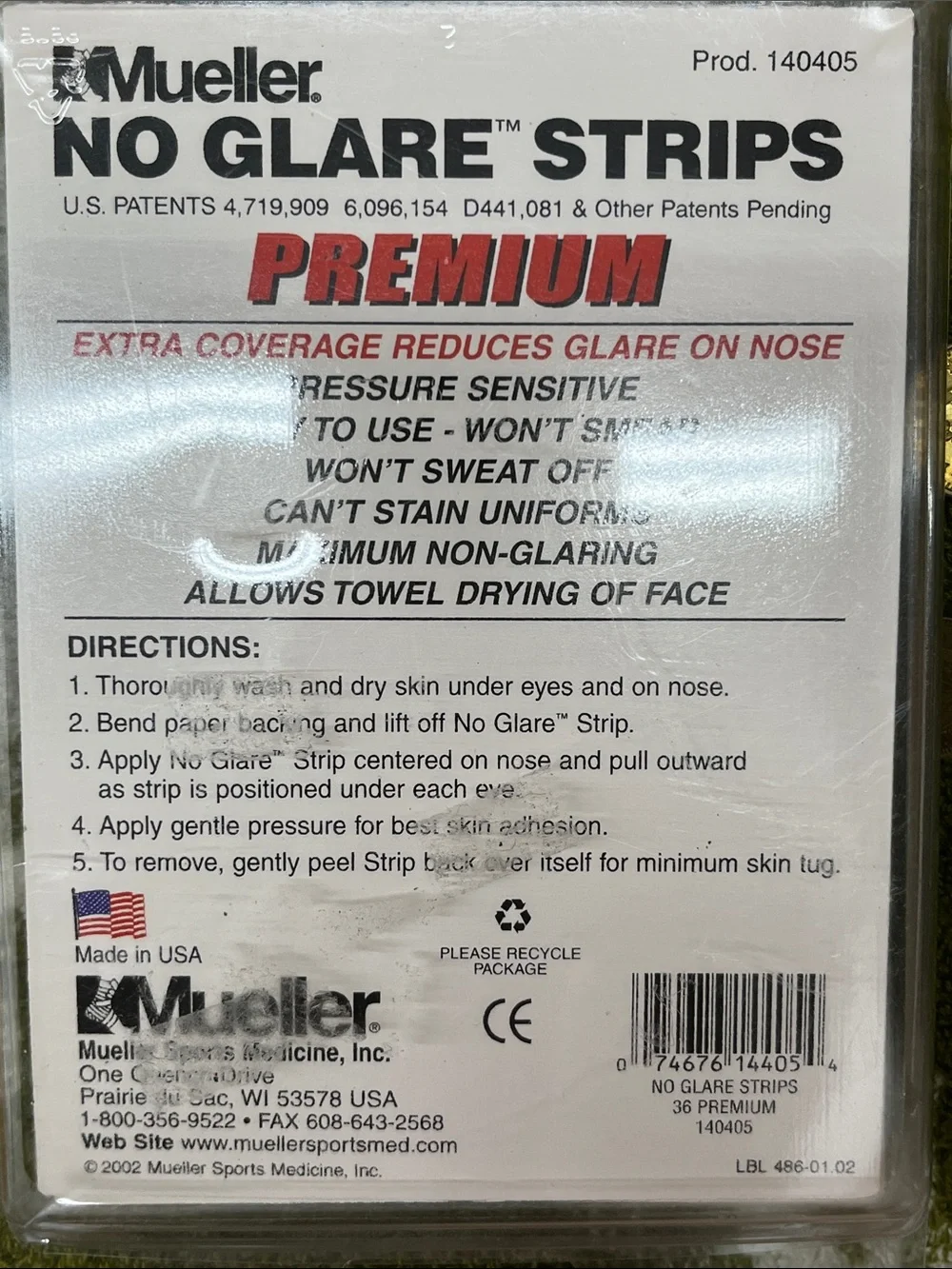 Sport care no glare