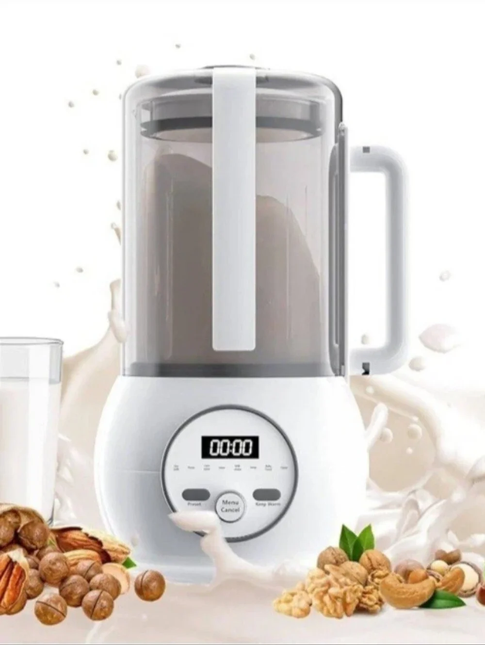 NIB! Nut Milk Maker 8 in 1 Function with Digital Timer And Self Cleaning