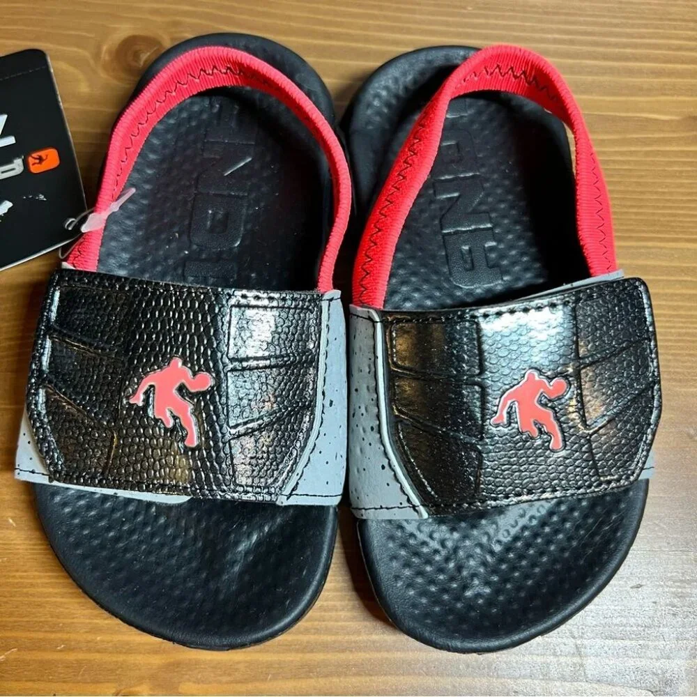 And1 Toddler Little Boy 5/6 Strapped Essential Slides Sandal Shoes‎